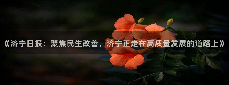 《济宁日报：聚焦民生改善，济宁正走在高质